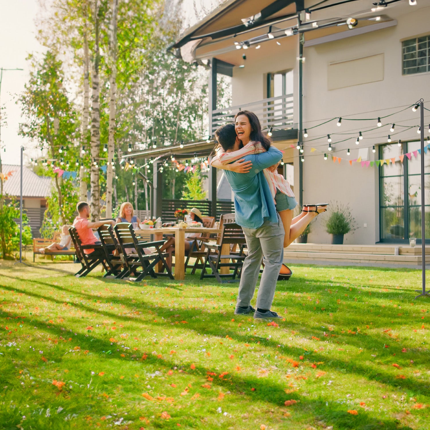 String Light Poles (2 Pack or 4 Pack)