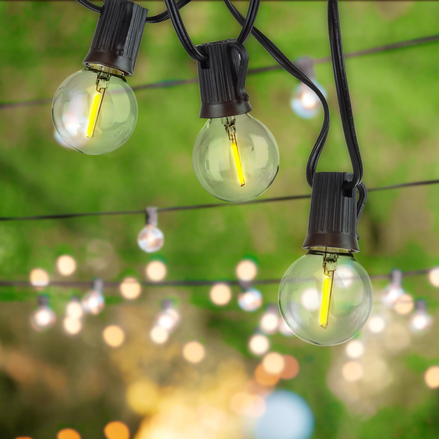 50 ft LED Globe Party String Lights