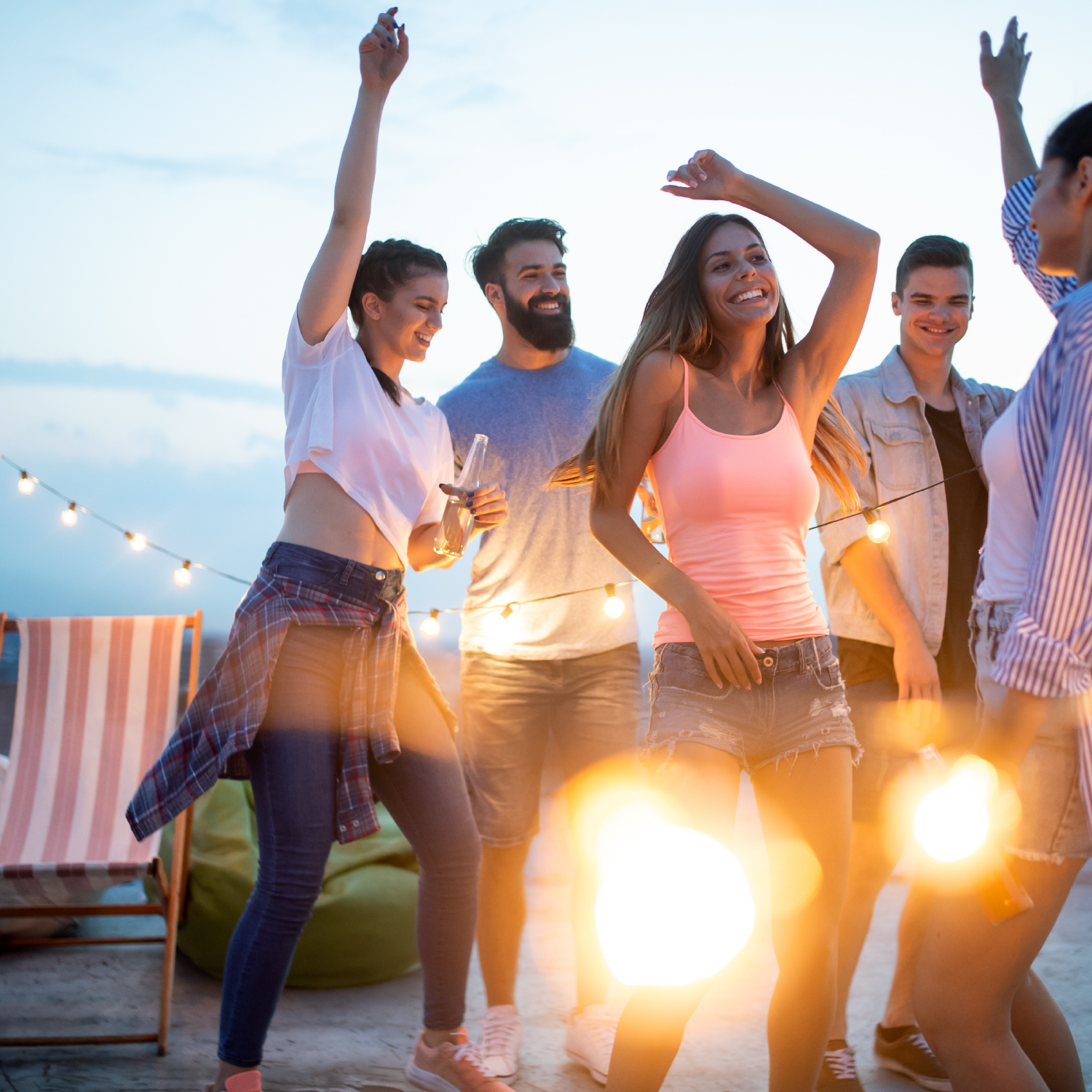 48 ft Smart LED Outdoor String Lights
