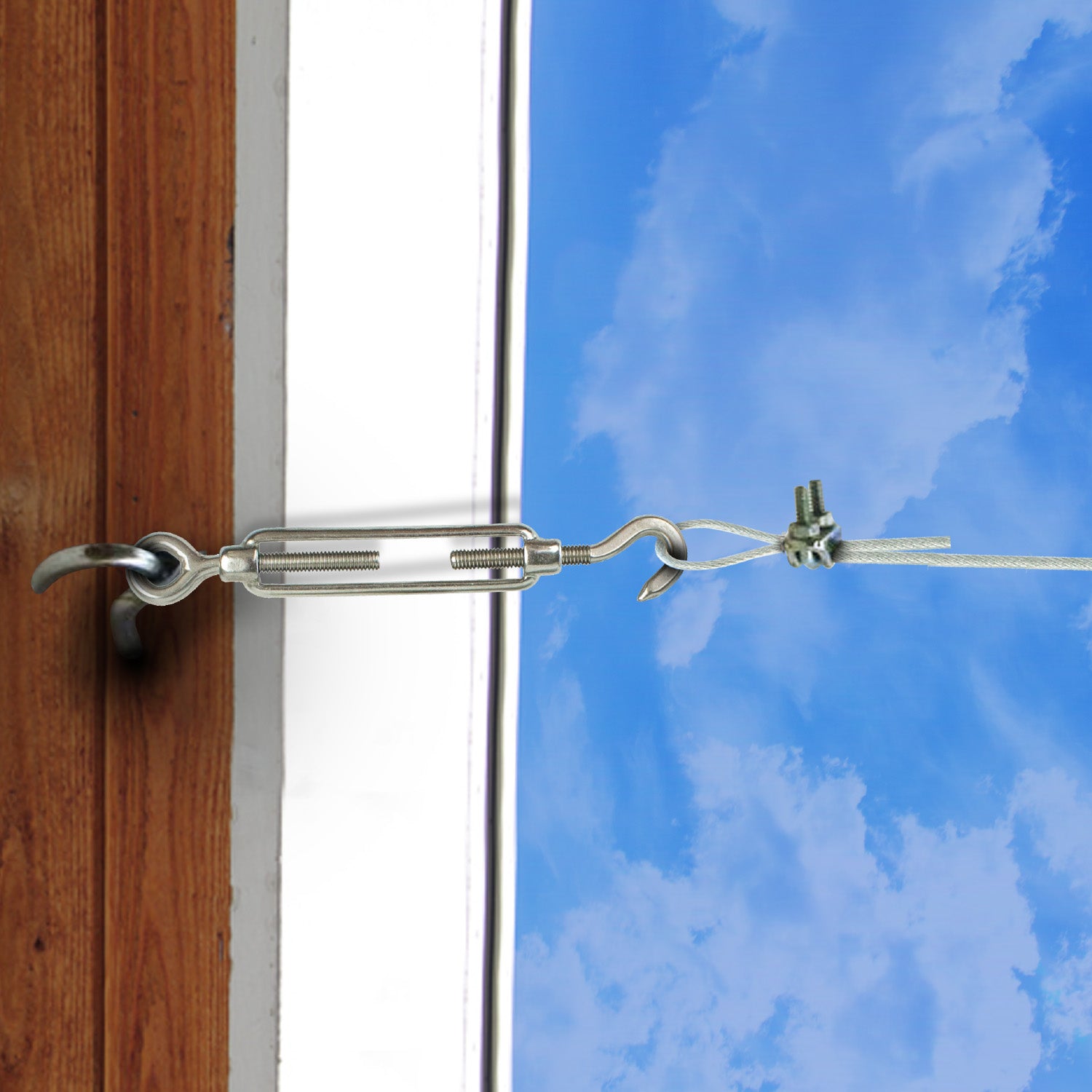 Stainless Steel Hanging/Suspension Kit for String Lights